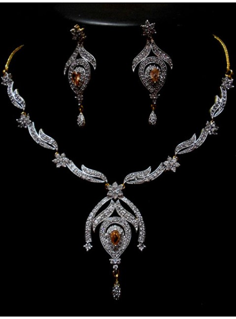 CZ Necklace Set